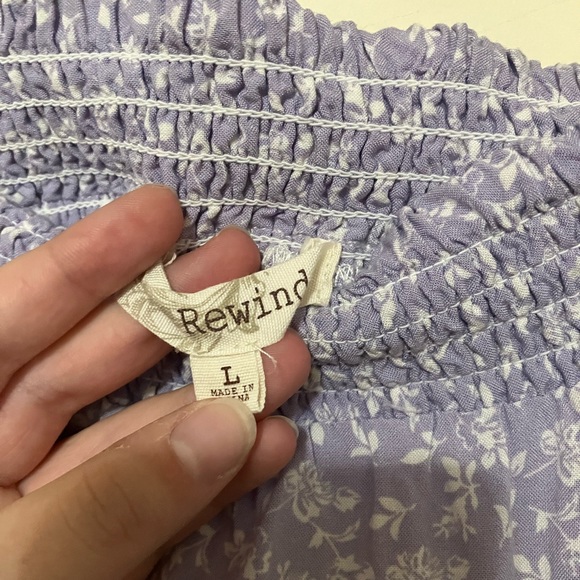 Light purple floral skirt - Picture 3 of 4